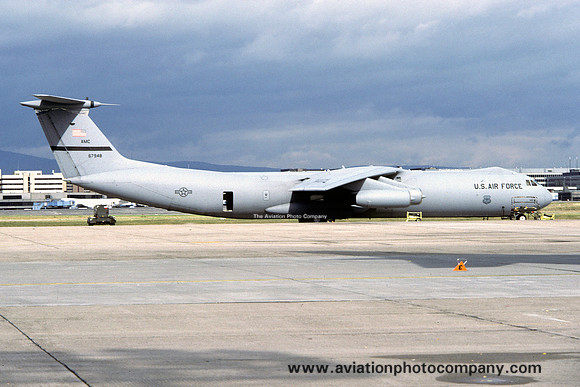 USAF Lockheed C-141B Starlifter 66-7948 at Rhein Main AB (1993)