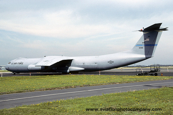 USAF 438 AW Lockheed C-141B Starlifter 66-0166 at Rhein Main AB (1992)