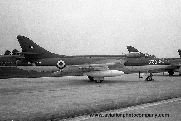 Royal Navy 738 Squadron Hawker Hunter GA.11 WT711/BY783 (1968)