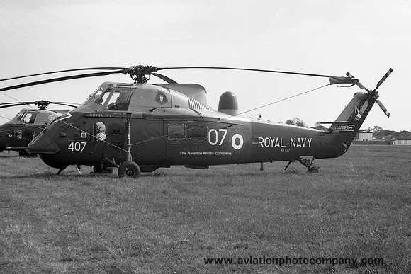 Royal Navy 737 Squadron Westland Wessex HAS.1 XM837/NF407 (1977)