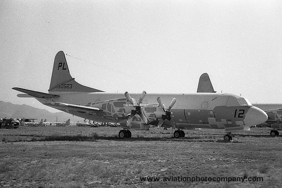 US Navy VP-67 Lockheed P-3A Orion 150523/PL-12 at MASDC Davis Monthan (1984)