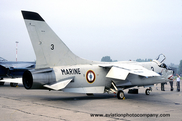 French Navy 12F Chance F-8E Crusader 3 (1986)