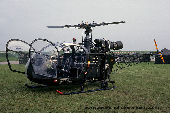 German Army Sud Alouette II 77+15 (1986)