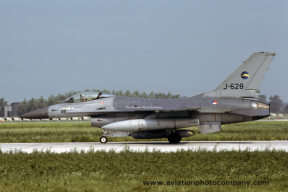 Dutch Air Force 306 Squadron GD F-16A Fighting Falcon J-628 (1986)