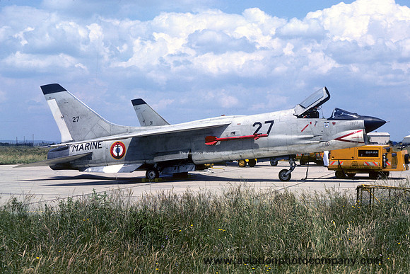 French Navy 12F Chance F-8E Crusader 27 (1986)
