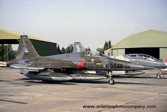 Dutch Air Force 313 Squadron Canadair NF-5A Freedom Fighter K-3048 (1986)