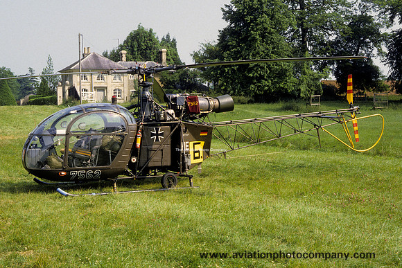 German Army HFS2 Sud Alouette II 75+62 (1986)