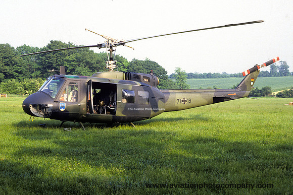 German Air Force LTG61 Bell/Dornier UH-1D Iroquois 71+19 (1986)