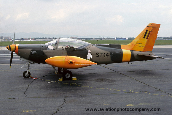 Belgian Air Force EVS SIAI SF-260M ST-14 at Rhein Main AB (1986)