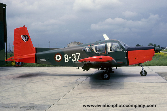 Italian Air Force 8 Stormo SIAI S-208M MM62005/8-37 (1986)