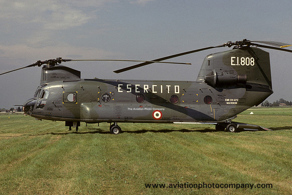 Italian Army Vertol CH-47C Chinook MM80830/EI-808 (1986)