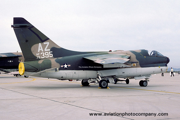 USAF Arizona ANG 152 TFTS LTV A-7D Corsair 75-0395/AZ (1980)