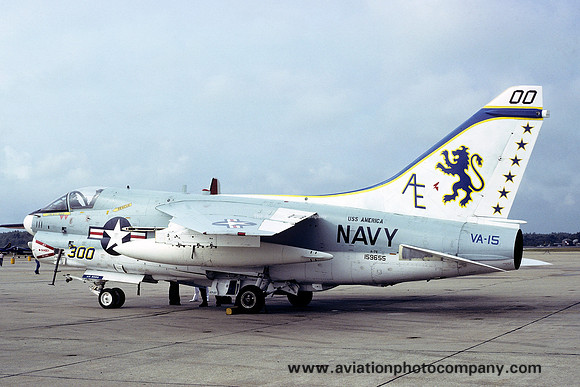 US Navy VA-15 LTV A-7E Corsair 159655/AE-300 (1977)