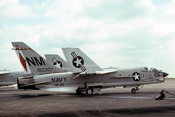 US Navy VF-191 Chance F-8J Crusader 150307/NM-106 (1975)