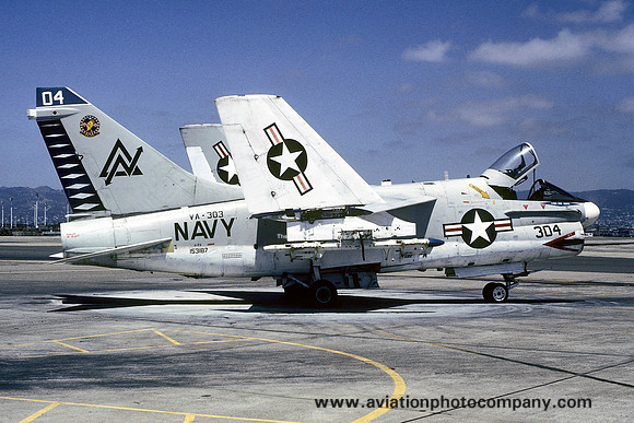 US Navy VA-303 LTV A-7A Corsair 153187/ND-304 (1977)