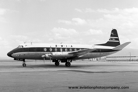 BWIA International Airways Vickers Viscount 9Y-TBU (1965)