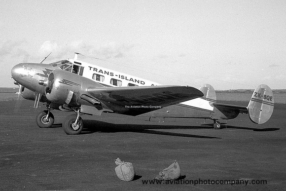 Trans-Island Airways Beech D18S ZK-BQE