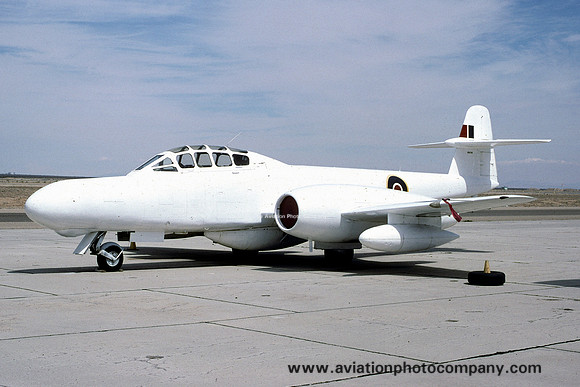 Gloster Meteor NF.11 N94749 at Mojave (1977)