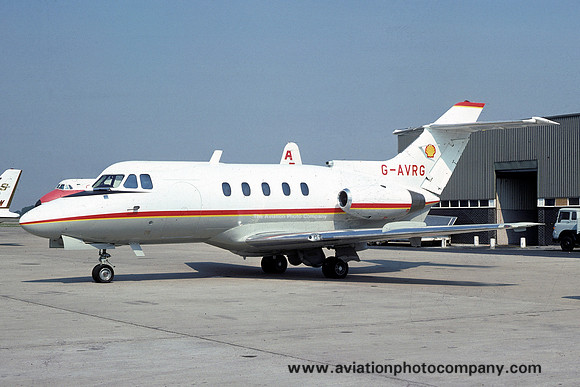 Shell Aviation Hawker Siddeley HS.125-3B G-AVRG (1976)