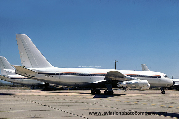 Convair 880 N700NW stored at Mojave (1977)