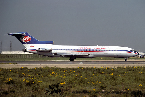 JAT Yugoslav Airlines Boeing 727-2H9 YU-AKG (1977)