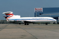 British Airways Hawker Siddeley HS.121 Trident 1E G-ASWU at London Heathrow (1977)