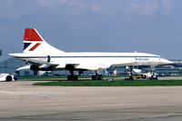 British Airways BAC Concorde G-BOAD at London Heathrow (1977)