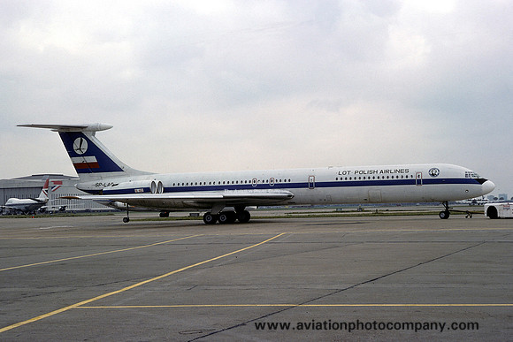 LOT Polish Airlines Ilyushin Il-62 SP-LAC at London Heathrow (1977)