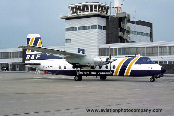 British Air Ferries Handley Page Herald G-ASVO (1977)