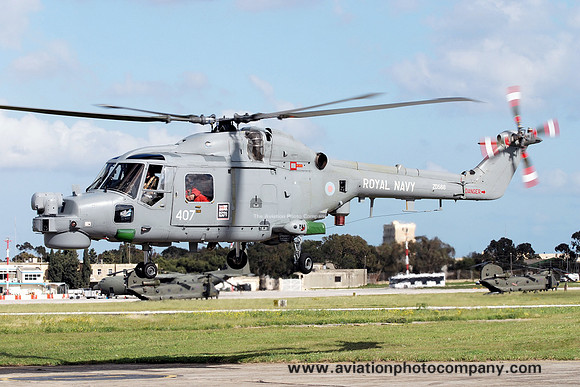 Royal Navy 815 Squadron Westland Lynx HMA.8 ZD566 at Malta Luqa IAP (2011)