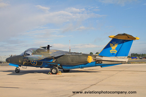 Swedish Air Force SAAB Sk60 60105 at RIAT Fairford (2023)