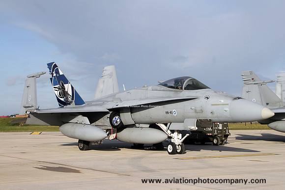 Finnish Air Force McDonnell Douglas F-18C Hornet HN-411 at RIAT Fairford (2023)