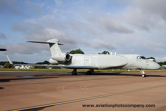 Italian Air Force 14 Stormo Gulfstream E-550A MM62303/14-12 at RIAT Fairford (2023)