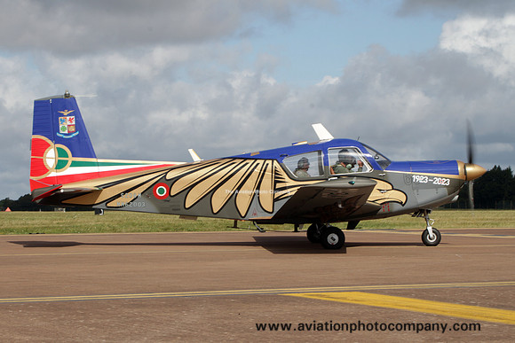 Italian Air Force 60 Stormo SIAI S-208M MM62003 at RIAT Fairford (2023)