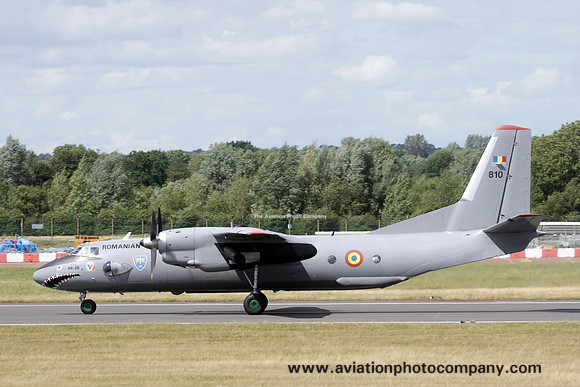Romanian Air Force Esc 902 Antonov An-26 810 at RIAT Fairford (2023)