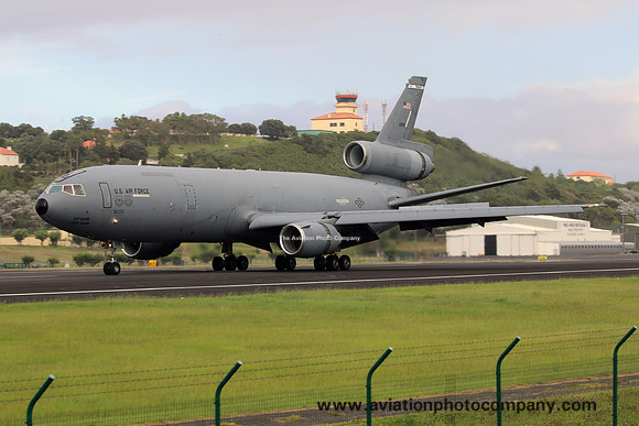 USAF 60/349 AMW McDonnell Douglas KC-10A Extender 82-0191 at Lajes (2023)