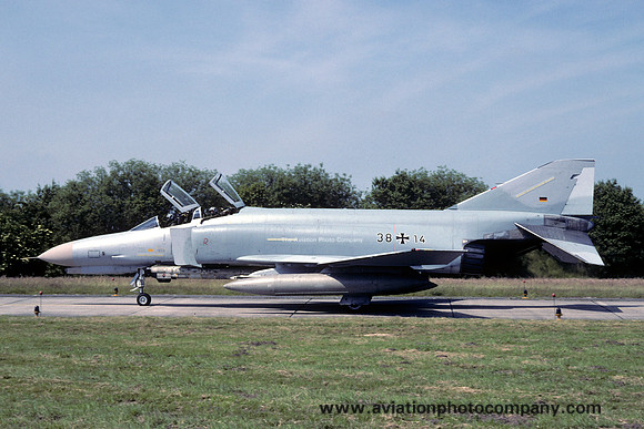 German Air Force JG71 McDonnell F-4F Phantom 38+14 (2001)