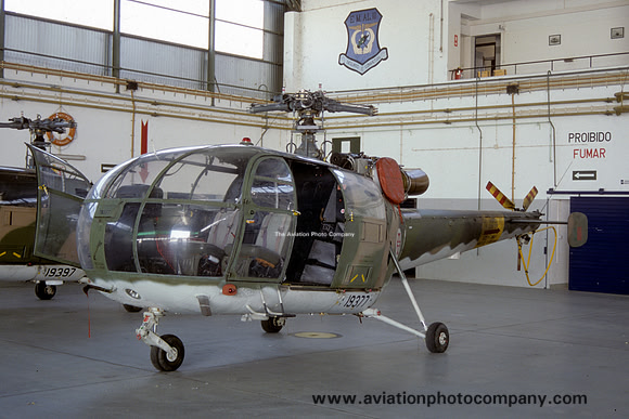Portuguese Air Force Sud Alouette III 19377 stored at Beja (2001)