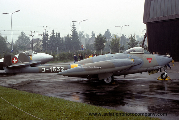 Swiss Air Force De Havilland Venom FB.50 J-1532 (1976)
