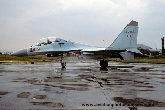 Indian Air Force 24 Squadron Sukhoi Su-30MK SB001 (2001)