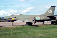Swedish Air Force F21 SAAB Lansen J-32B 32554/45 (1977)