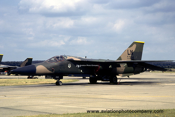 USAF 48 TFW 493 TFS GD F-111F Aardvark 70-2384/LN (1981)