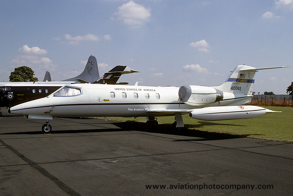 USAF 86 AW 76 AS Learjet C-21A 84-0082 at RIAT Cottesmore (2000)