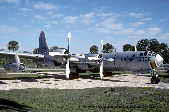 USAF Boeing KB-50J Superfortress 49-0389 (marked as 48-0114) displayed at MacDill AFB (2000)