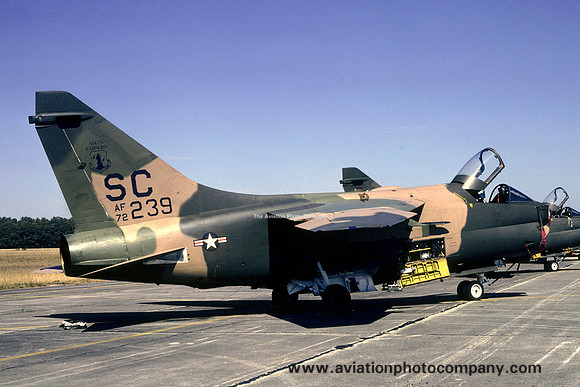 USAF South Carolina ANG 157 TFS LTV A-7D Corsair 72-0239/SC