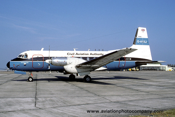 Civil Aviation Authority Hawker Siddeley HS748 G-AVXJ (1987)