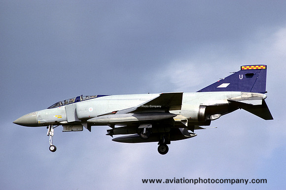 RAF 92 Squadron McDonnell F-4M Phantom FGR.2 XV498/U (1987)