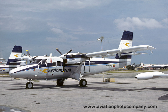 Línea Aeropostal Venezolana DHC-6-300 Twin Otter YV-27C (1977)
