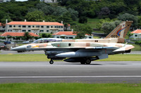 Israeli Defense Forces 117 Squadron Lockheed F-16I 869 at Lajes (2009)