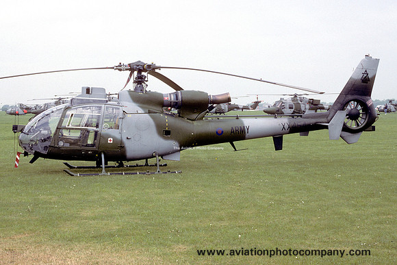 AAC 657 Squadron Westland Gazelle AH.1 XX454 at Middle Wallop (1994)